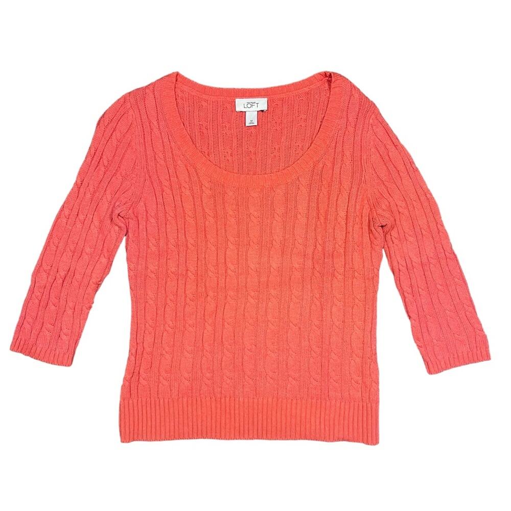 LOFT 5 Piece Knit Sweater Scoop Cowl Neck Pullover Bundle Womens Size Medium - Picture 4 of 11